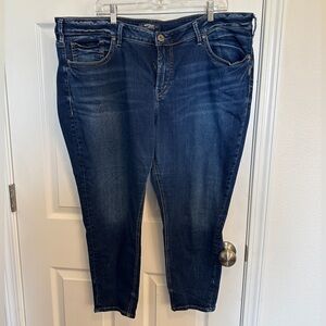 Silver Suki Skinny Crop Jeans